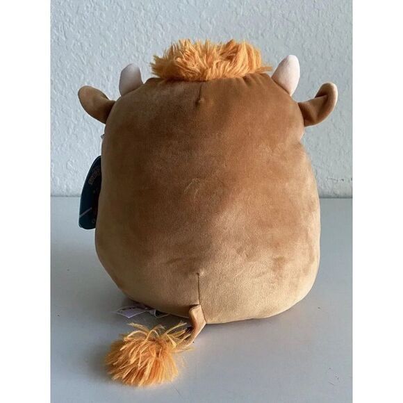 Squishmallows 10” Quinick The Brown And Orange Cow With Fuzzy Mohawk NEW 2023 - Picture 7 of 11